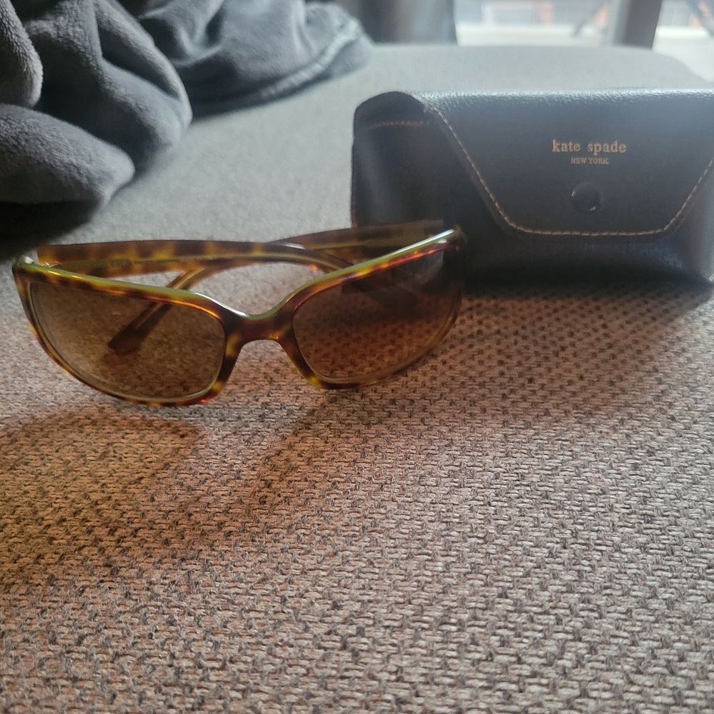 Kate Spade Rectangular Medium Framed Sunglasses W… - image 1